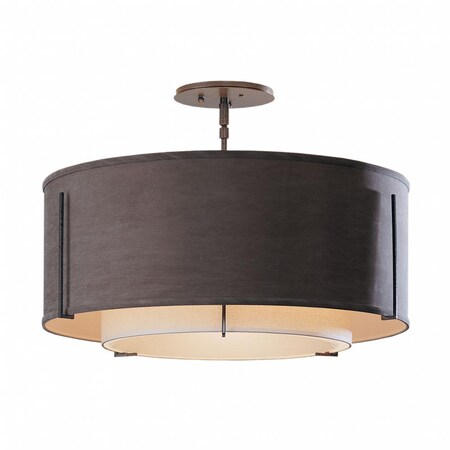Hubbardton Forge Exos Double Shade Semi-Flush 126503-SKT-82-SF1590-SE2290